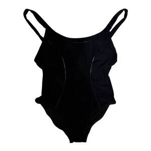Robin Piccone One Piece Bathing Suit Black Backless Swimsuit‎ Size Small/Medium